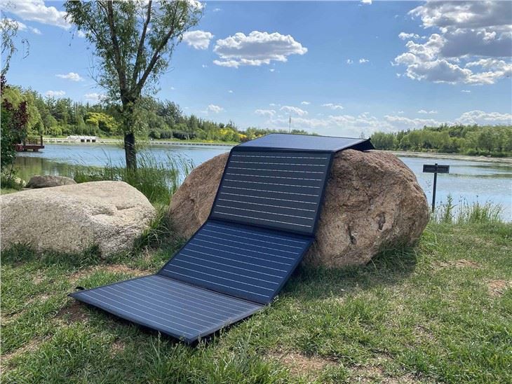Tjaldstæði Notaðu Portable Folding Solar Panel