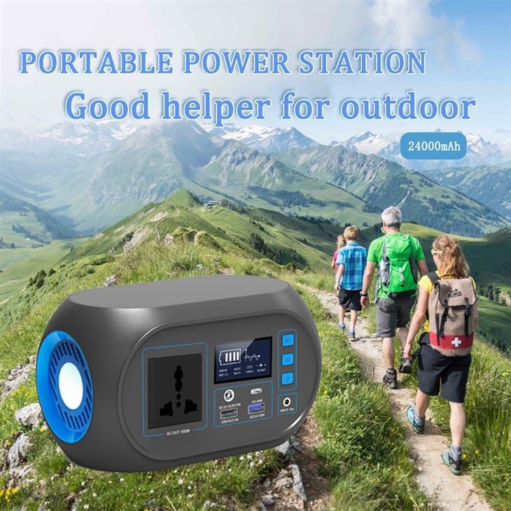 100W flytjanlegur virkjun