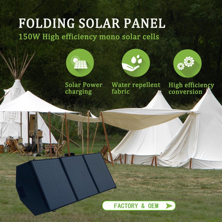 150W Portable Solar Panel