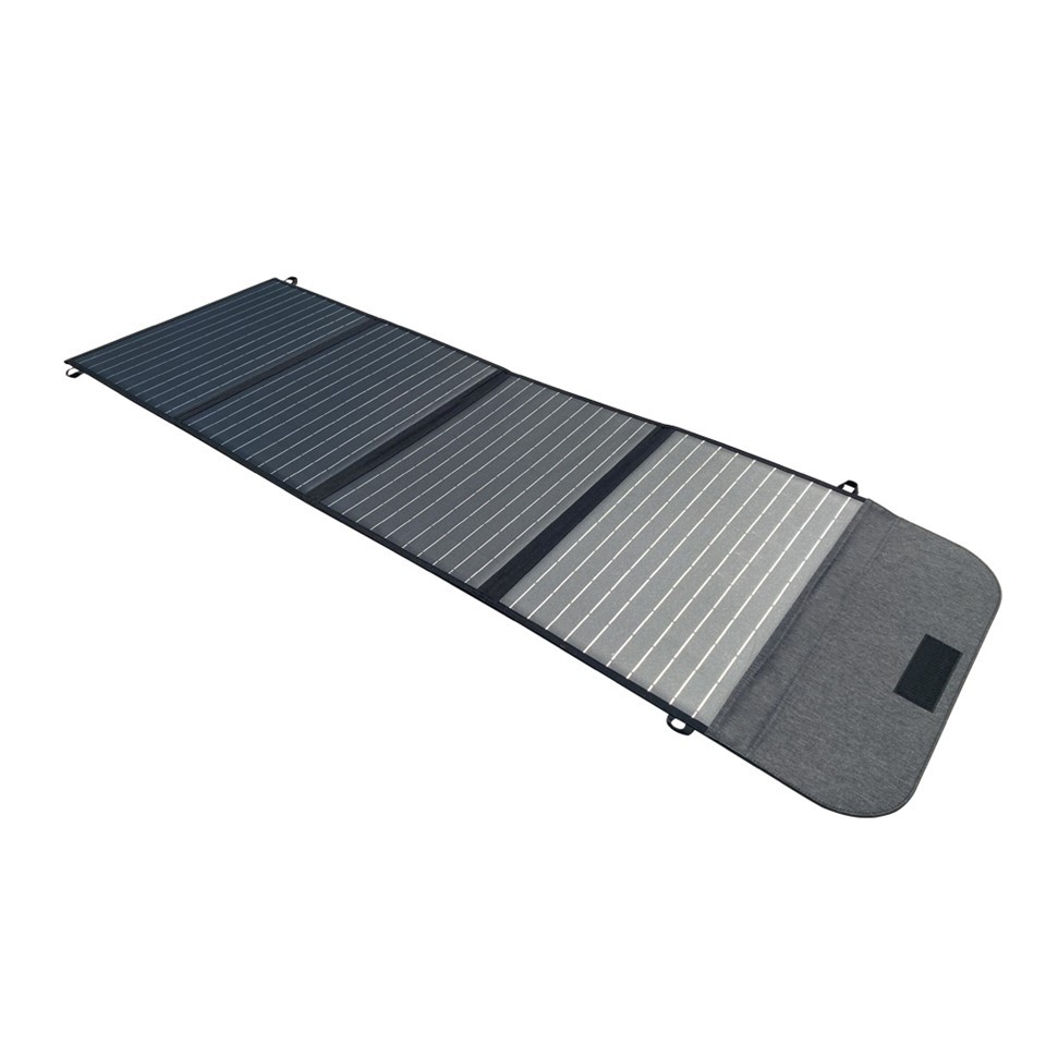 Folding Solar Panel 100W með krappi